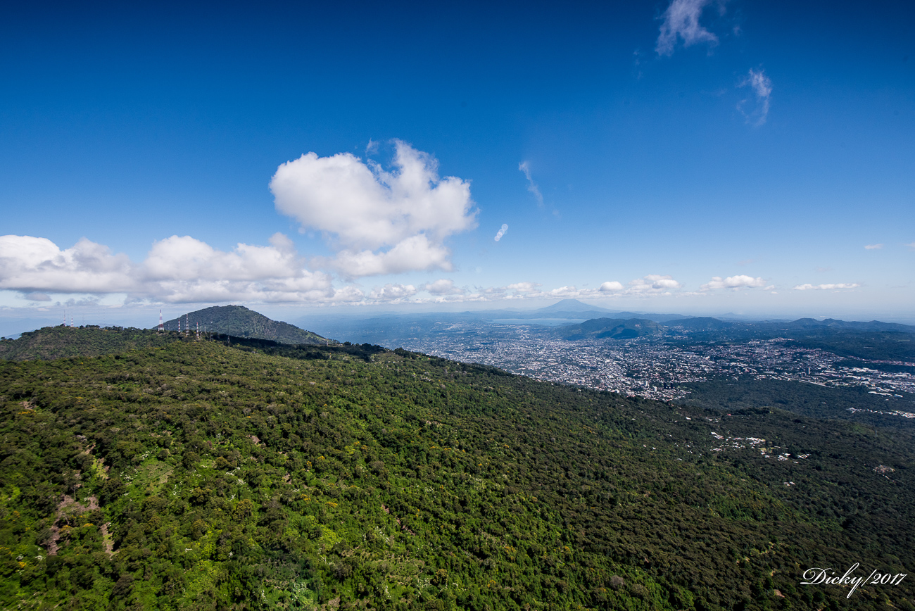 Panoramica Ciudad San Salvador, Lago de Ilopango , Volcán de San Vicente