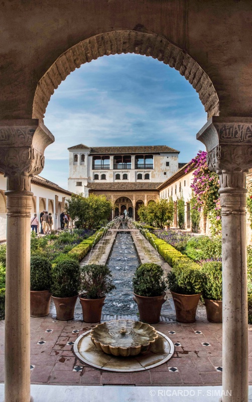 Jardines de la Alhambra en Granada