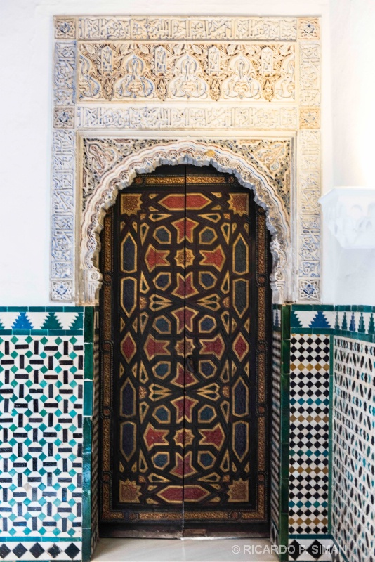 Puerta arabe en Real Alcazar de Sevilla