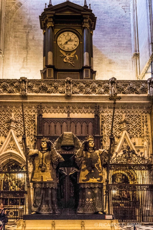 Tumba de Cristobal Colon, Catedral de Sevilla