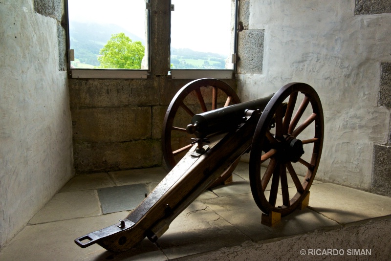 Cañon en Castillo de Gruyeres
