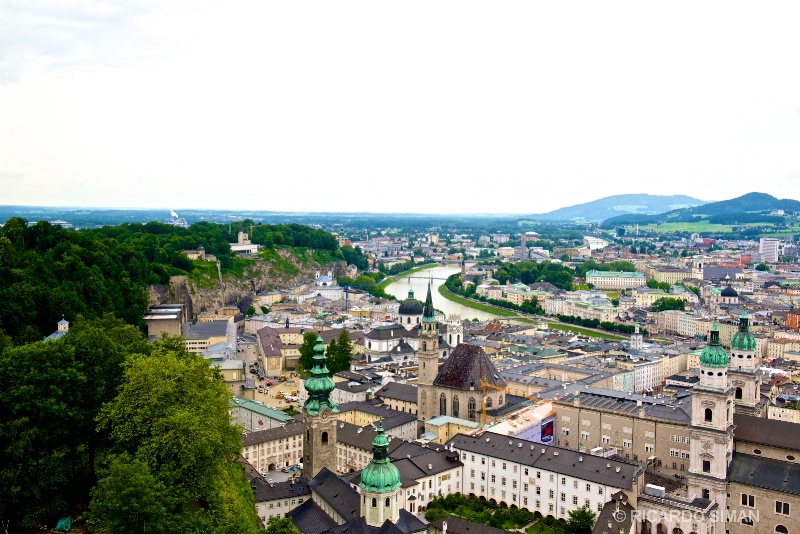 Salzburgo desde Fortaleza de Hohensalzburg