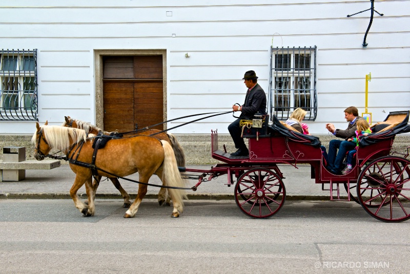 Carruajes en Salzburgo