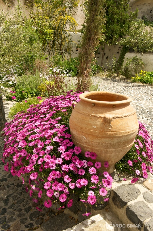 Ornamentacion en Santorini