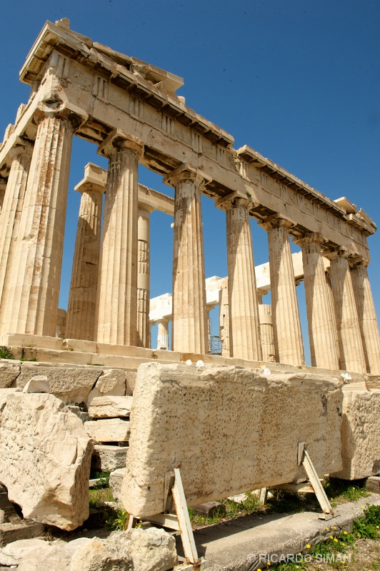 El Partenón, Atenas, Grecia. 