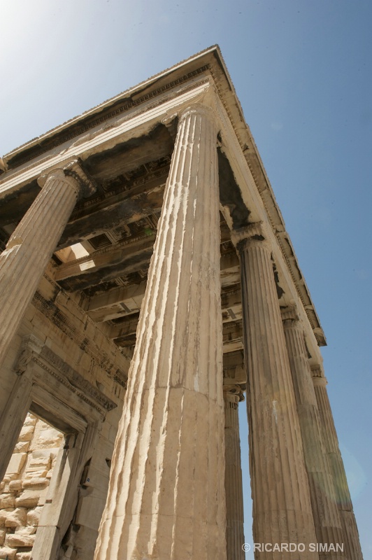 El Partenón, Atenas, Grecia. 