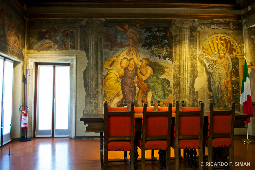 Frescos en Museo Casa de Julieta, Verona