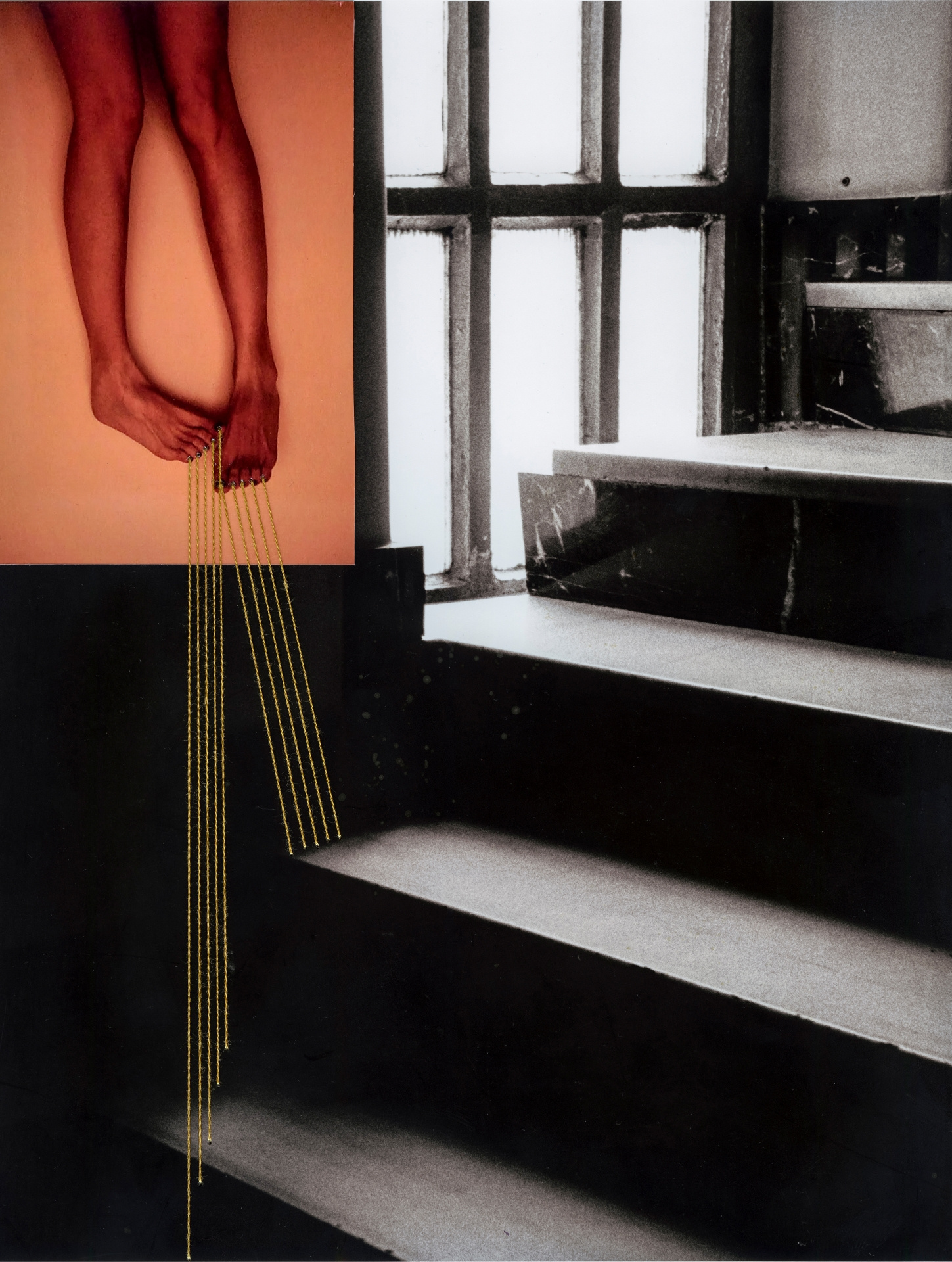 The distance between my toes