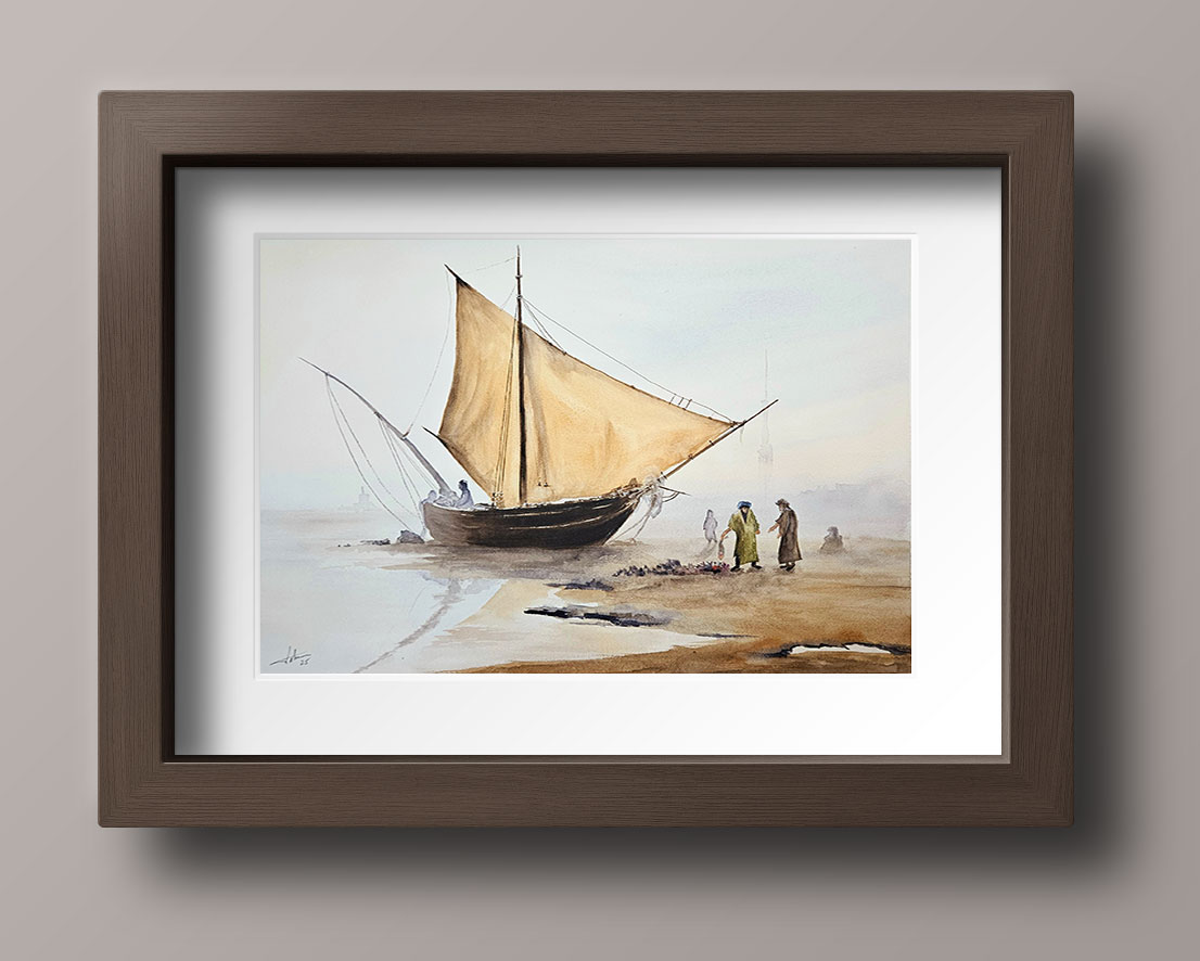 61x41cm - Los Pescadores