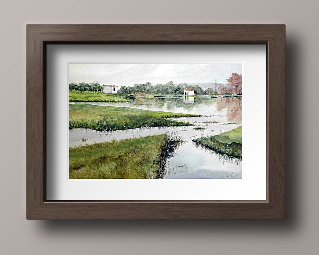  61x41cm - Laguna Castellana